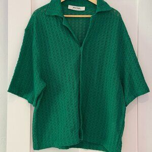 About Blank Crochet Shirt